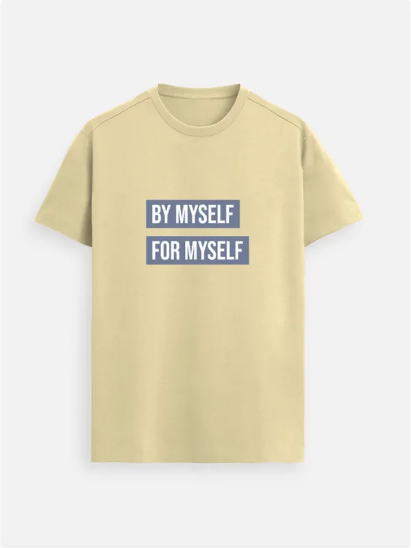 By_Myself_For_Myself_Cotton_Round_Neck_Graphic_Print_T-Shirt