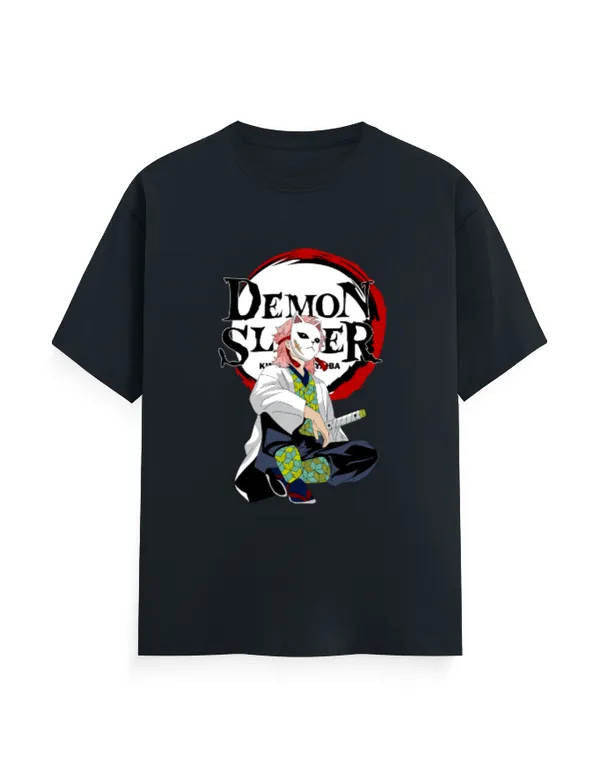 SABITO_Unisex_Classic_Anime_Graphic_100%_Cotton_T-Shirt