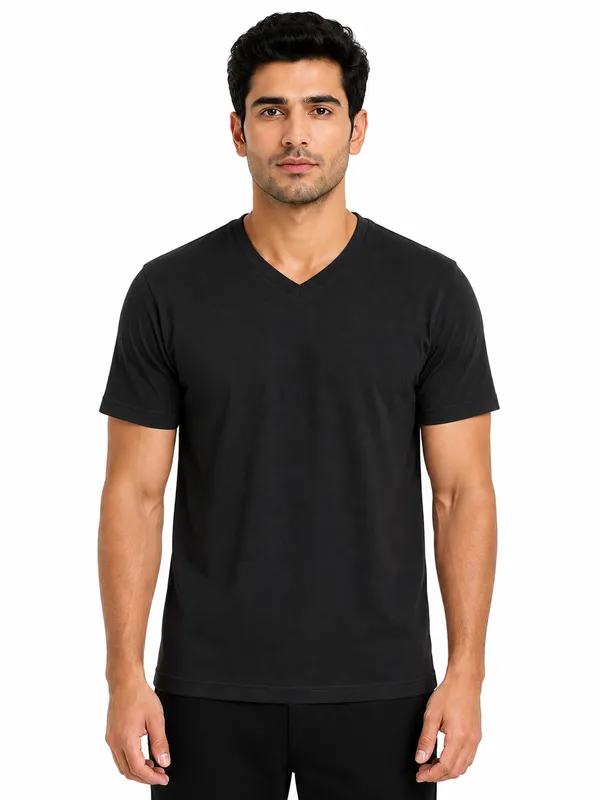 Unisex_Premium_100%_Cotton_V-Neck_T-Shirt