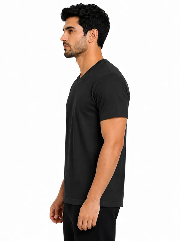Unisex_Premium_100%_Cotton_V-Neck_T-Shirt