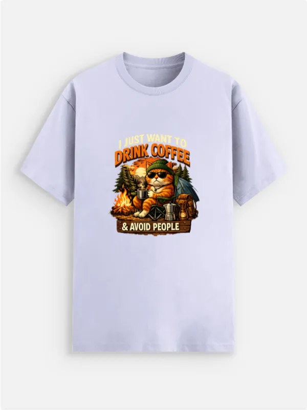 Drink_Coffee__Cotton_Graphic_Print_Round_Neck_T-Shirt