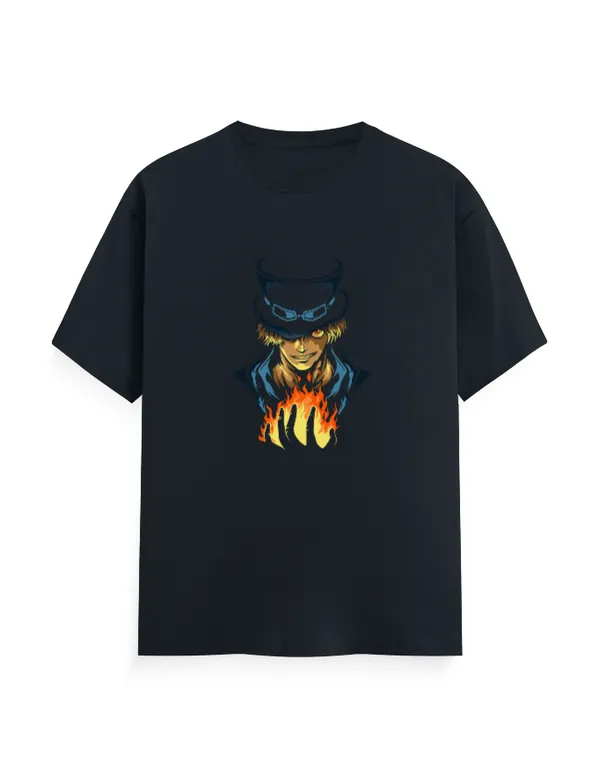 SABO_Unisex_Classic_Anime_Graphic_100%_Cotton_T-Shirt