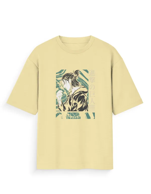 Yellow_Graphic_Print_Crew_Neck_T-Shirt_for_Men