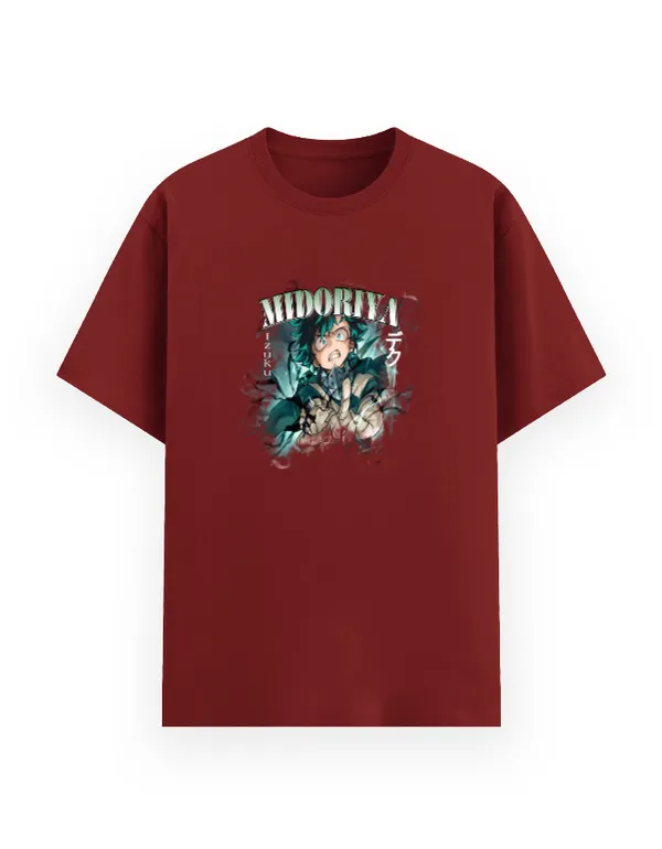 IZUKU_MIDORIYA_Unisex_Anime_Graphic_Cotton_T-Shirt