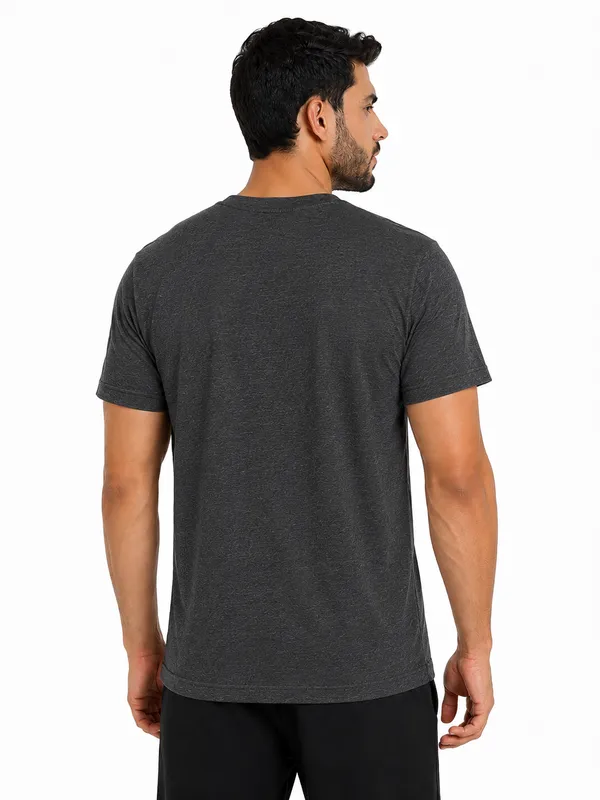 Unisex_Plain_Cotton_Blend_Round_Neck_T-Shirt