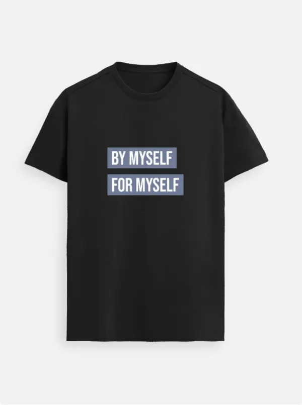 By_Myself_For_Myself_Cotton_Round_Neck_Graphic_Print_T-Shirt