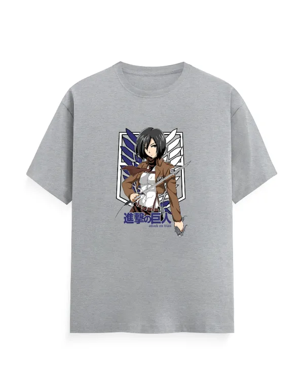 MIKASA_ACKERMAN_Unisex_Classic_Anime_Graphic_T-Shirt
