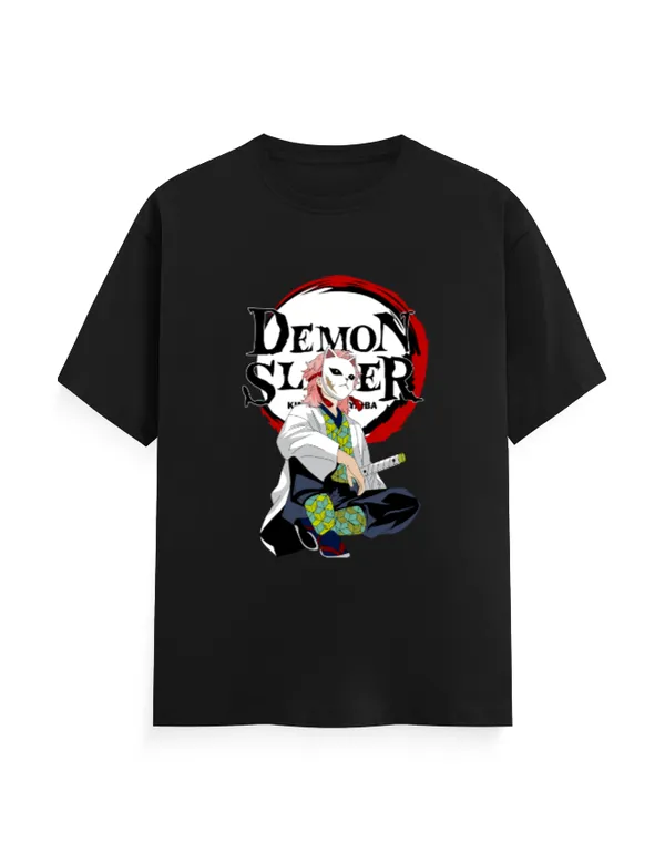 SABITO_Unisex_Classic_Anime_Graphic_100%_Cotton_T-Shirt