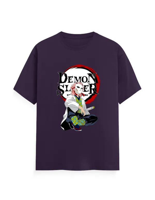 SABITO_Unisex_Classic_Anime_Graphic_100%_Cotton_T-Shirt