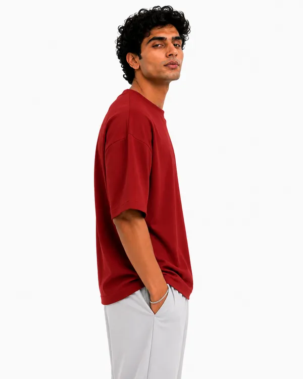 Unisex_PREMIUM_Oversized_Terry_Cotton_Blend_T-Shirt_|_260_GSM