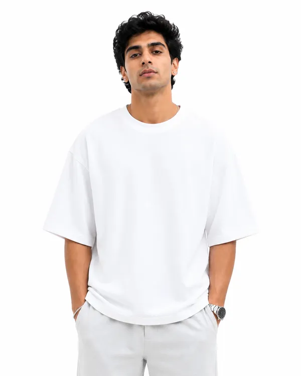 Unisex_PREMIUM_Oversized_Terry_Cotton_Blend_T-Shirt_|_260_GSM