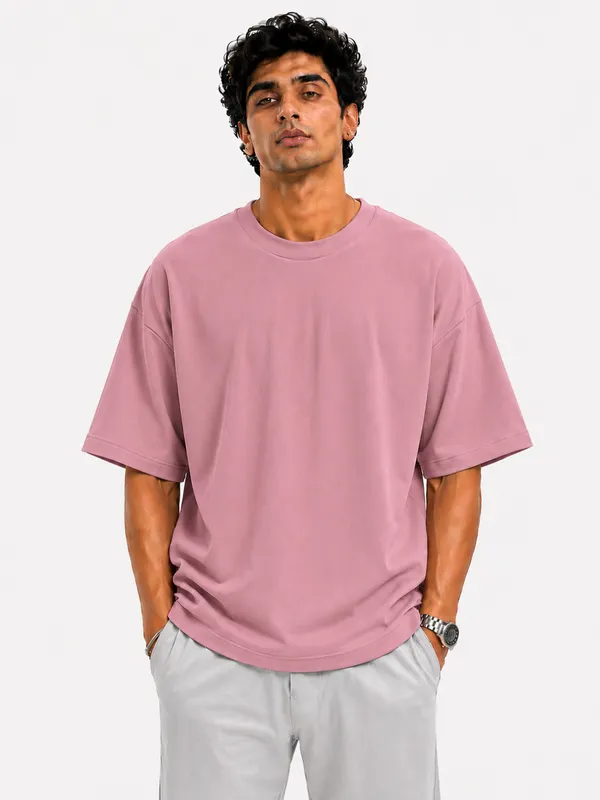 Unisex_PREMIUM_Oversized_Terry_Cotton_Blend_T-Shirt_|_260_GSM