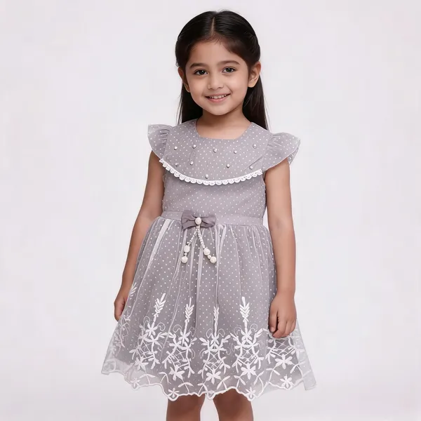 Grey_Net_Floral_Embroidered_Frock_For_Baby_Girls