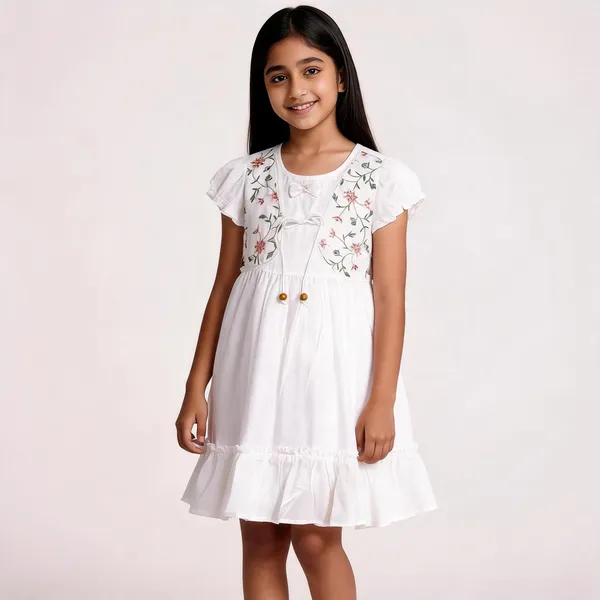 White_Floral_Embroidered_Frock_For_Girls