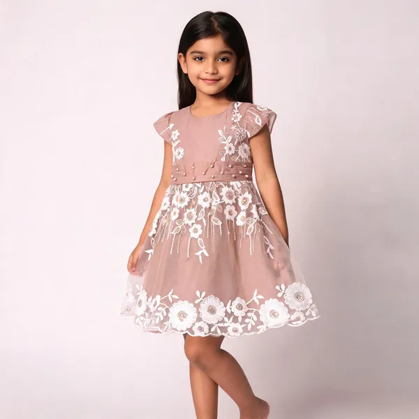 Pink_Net_Floral_Embroidered_Party_Dress_For_Baby_Girls
