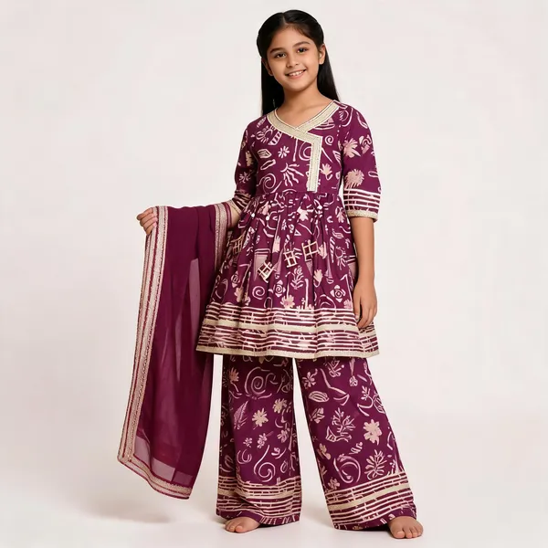 Purple_Printed_Sharara_Set_For_Girls
