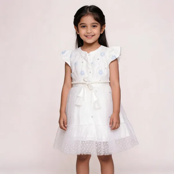 White_Embroidered_Net_Frilled_Party_Dress_For_Baby_Girls