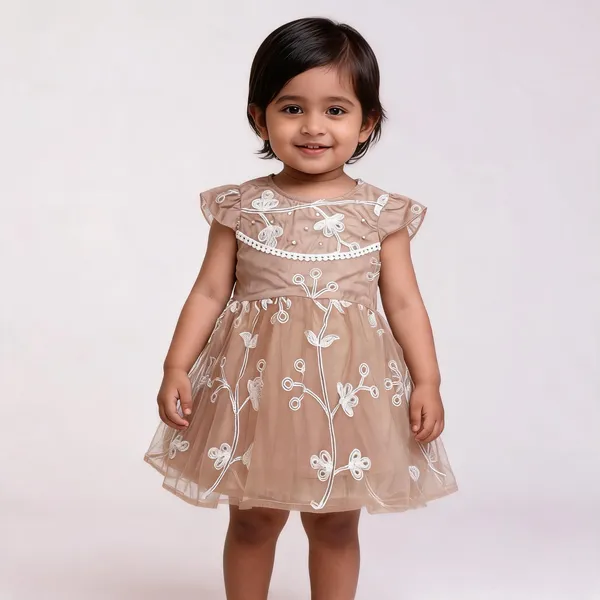 Beige_Embroidered_Tulle_Party_Dress_For_Baby_Girls