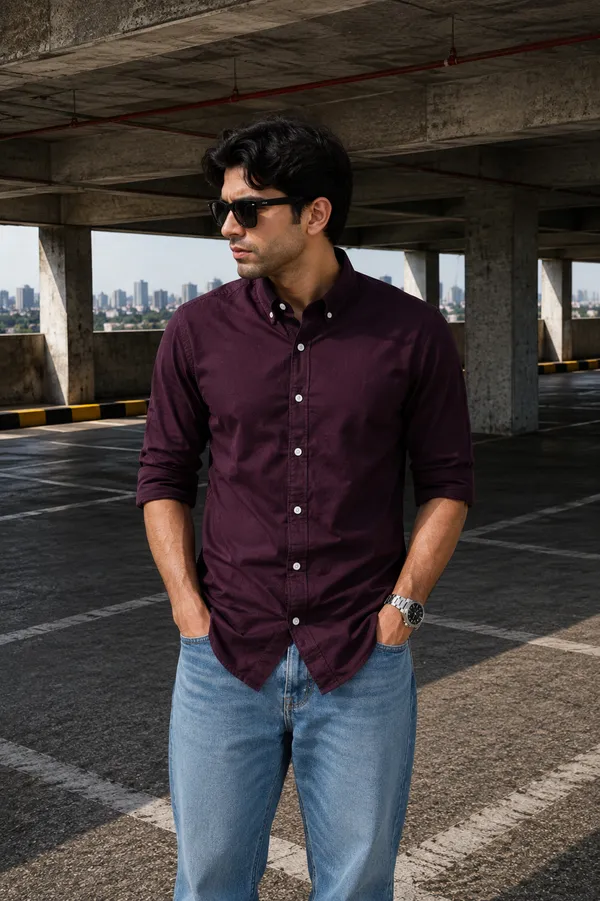 Basic_Casual_wine_Purple_shirt__Part-(1)