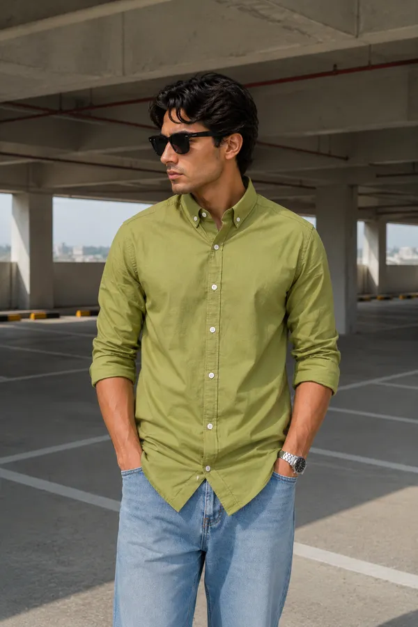 Basic_Shirt_Olive_Green_Part_(2)