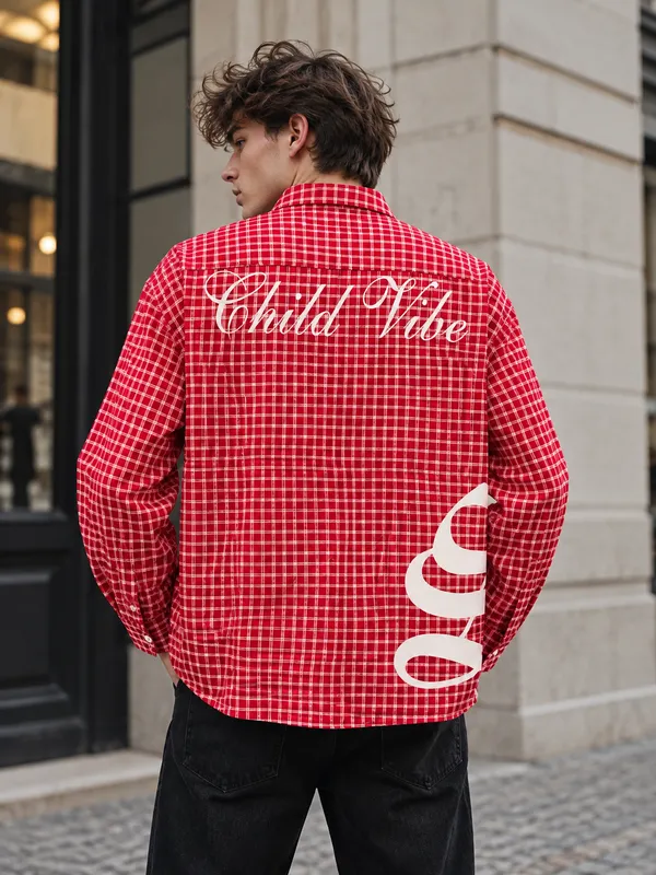 Black_Checkered_Overshirt(Red)
