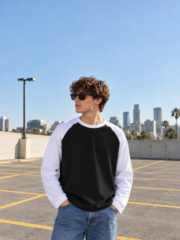 Mono_Waffle_Tee_(_Black_)