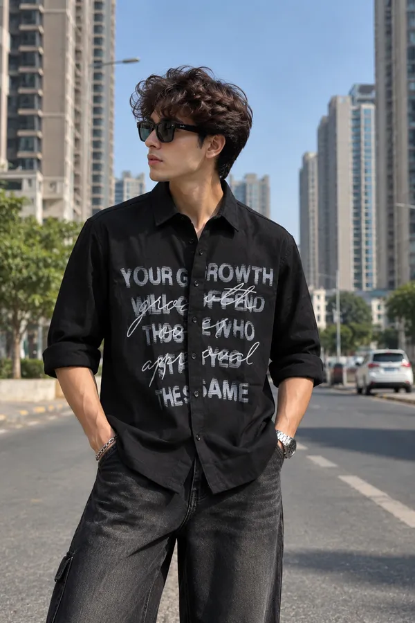 The_Statement_Oversized_Shirt(Black)