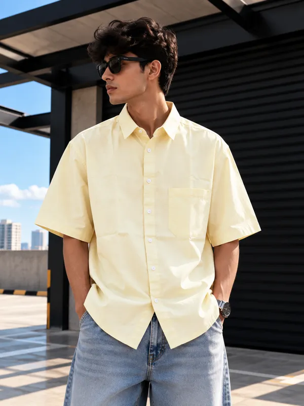 Urban_Comfort_Oversized_Shirt(Lime_Yellow)
