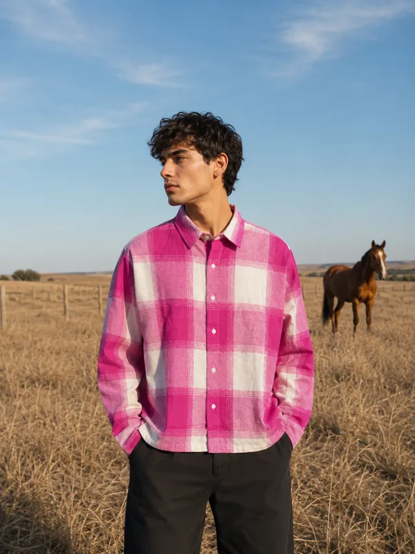 Urban_Plaid_Check_Shirt_Pink