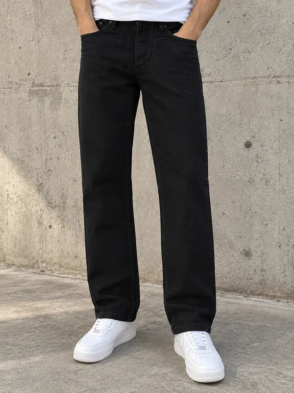 Black_Denim_Wide_Leg_Jeans_For_Men