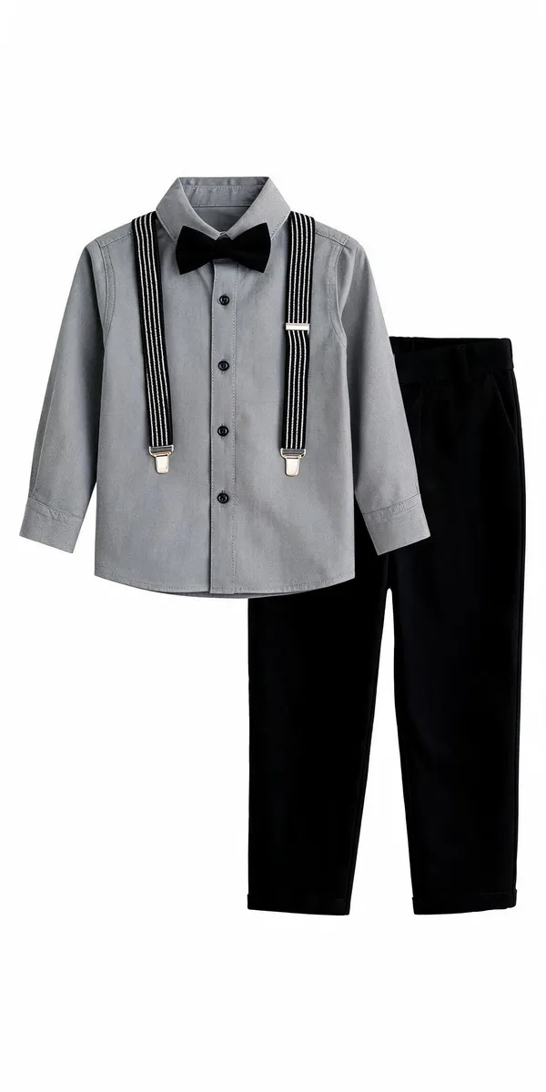 Grey_And_Black_Cotton_Shirt_Trouser_Suspender_Bow_Tie_Set_For_Boys