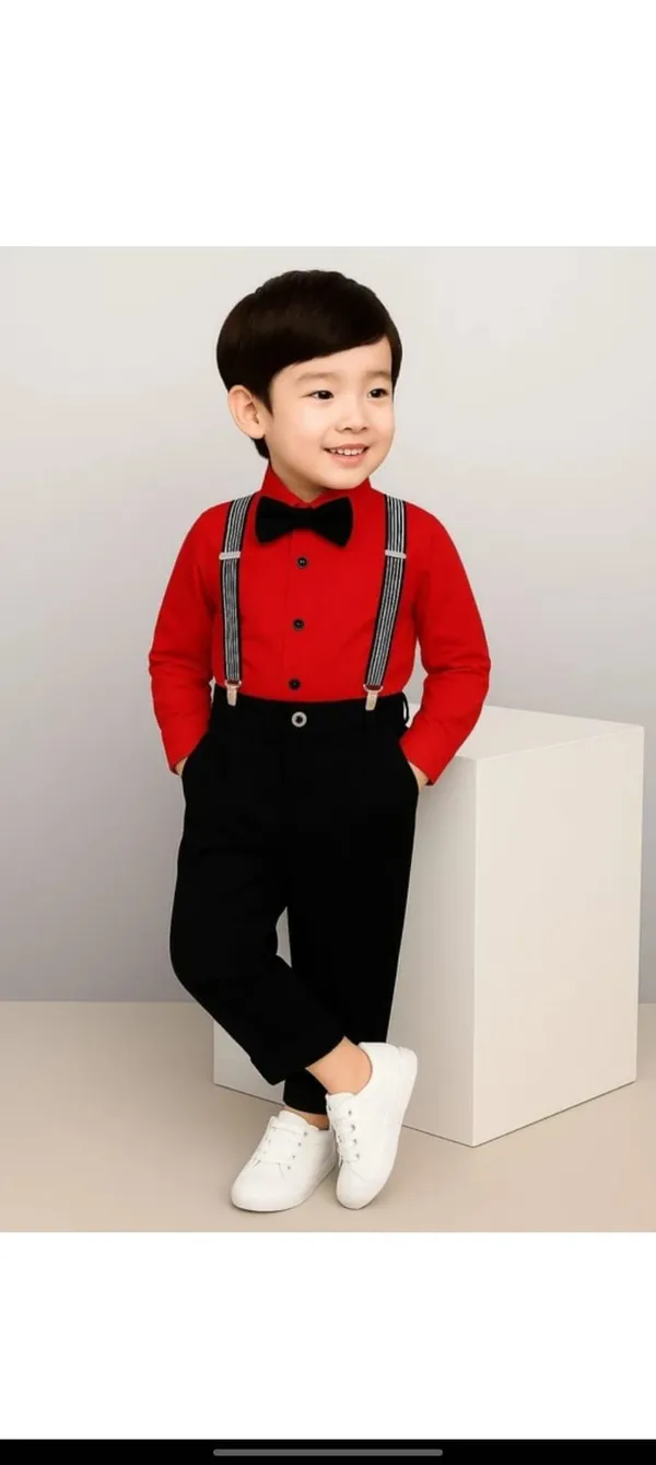 Red_And_Black_Cotton_Shirt_Trouser_Suspender_Bow_Tie_Set_For_Boys