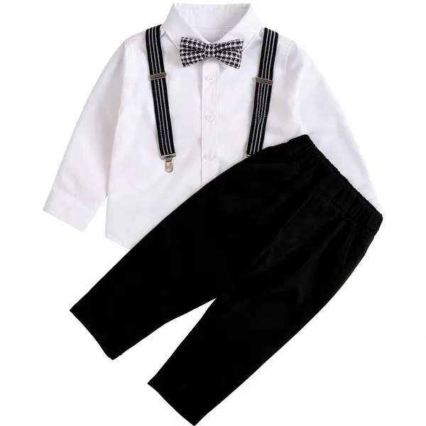 White_And_Black_Cotton_Shirt_Trouser_Suspender_Bow_Tie_Set_For_Boys