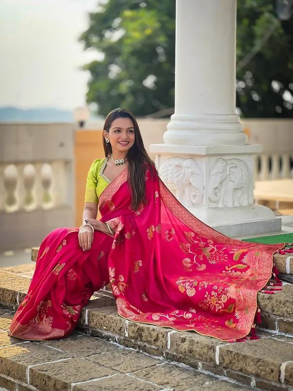 Women_Kanjivaram_Paithani_Silk_Saree_With_Blouse_Piece