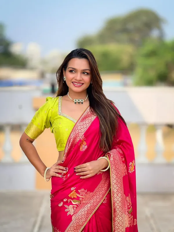 Women_Kanjivaram_Paithani_Silk_Saree_With_Blouse_Piece