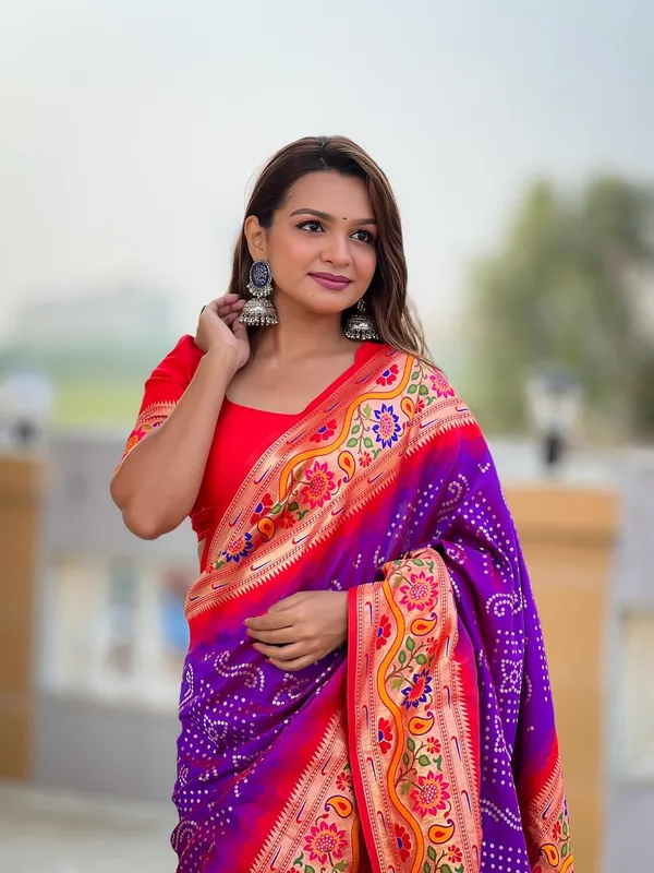 Women_Paithani_Silk_Saree_With_Blouse_Piece