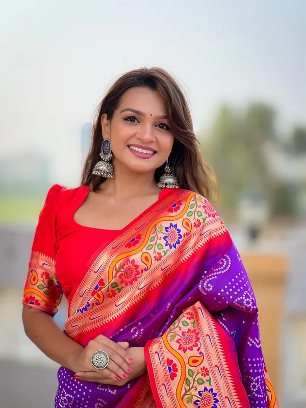 Women_Paithani_Silk_Saree_With_Blouse_Piece
