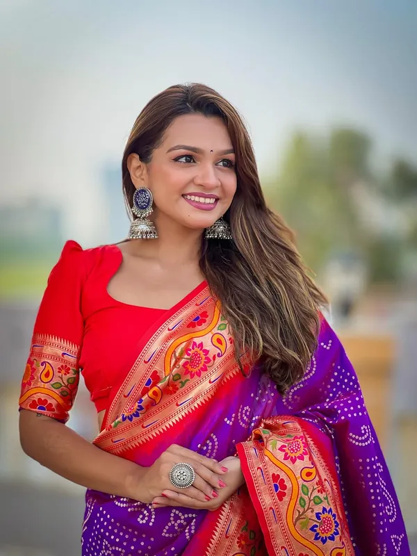 Women_Paithani_Silk_Saree_With_Blouse_Piece