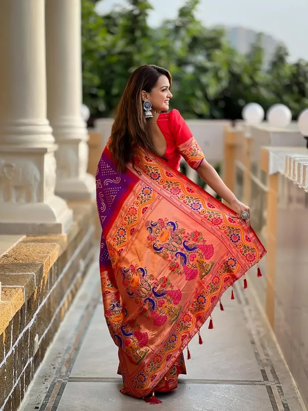 Women_Paithani_Silk_Saree_With_Blouse_Piece