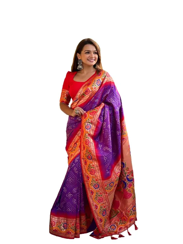 Women_Paithani_Silk_Saree_With_Blouse_Piece