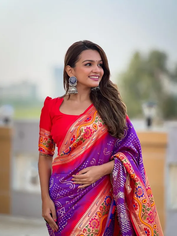 Women_Paithani_Silk_Saree_With_Blouse_Piece