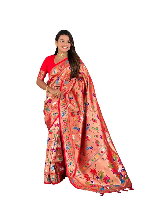 Women_Kanjivaram_Silk_Saree_With_Blouse_Piece