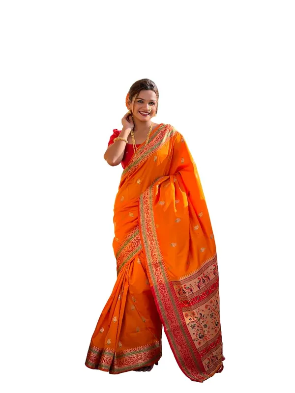 WoMensilk_Saree_With_Blouse_Piece