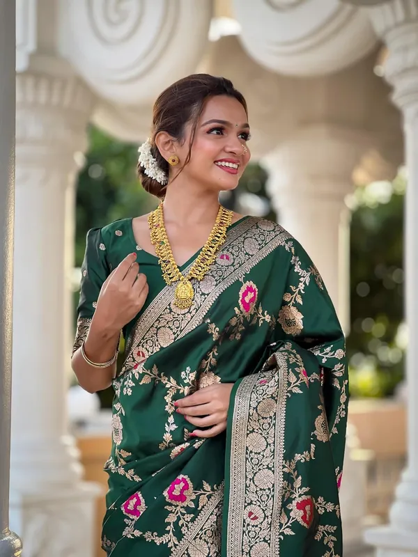Women_Kanjivaram_Silk_Saree_With_Blouse_Piece