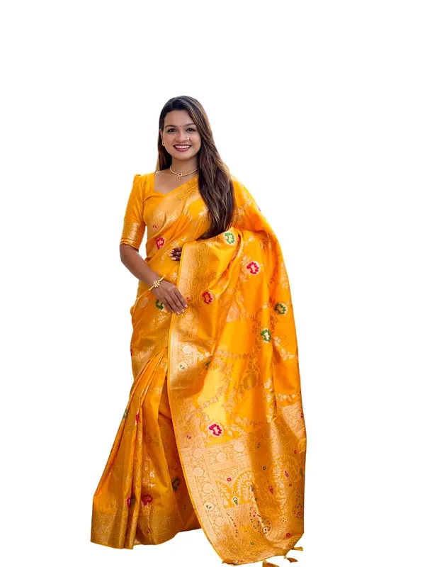 Women_Kanjivaram_Silk_Saree_With_Blouse_Piece