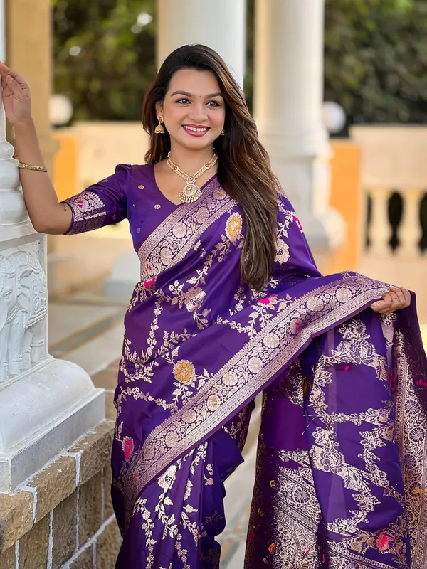 Kanjivaram_Silk_Saree_With_Blouse_Piece