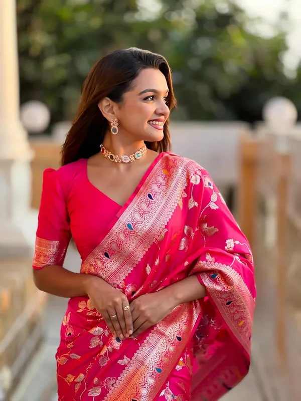 Banarasi_Silk_Jacquard_Saree_With_Blouse_Piece