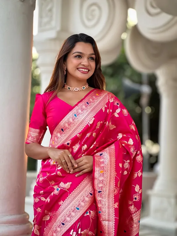 Banarasi_Silk_Jacquard_Saree_With_Blouse_Piece