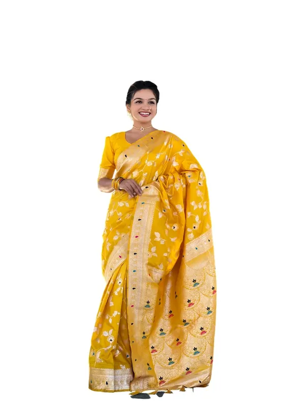 Banarasi_Silk_Jacquard_Saree_With_Blouse_Piece
