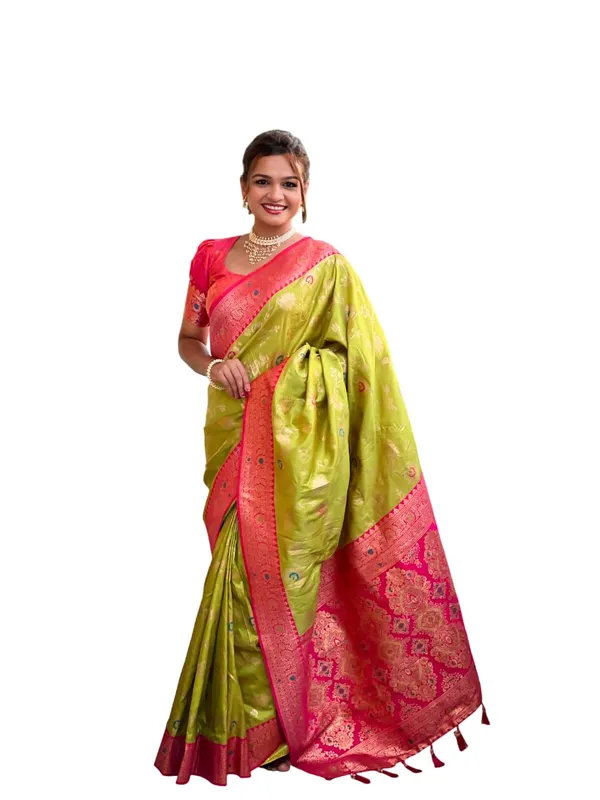 Banarasi_Silk_Saree_With_Blouse_Piece